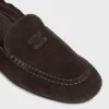Adam Loafer van suède kalfsleer