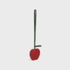 Apple-sleutelhanger van glad lamsleer