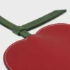 Apple-sleutelhanger van glad lamsleer