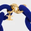 Ata CELINE-ketting met schakels van kralen en messing met gouden afwerking