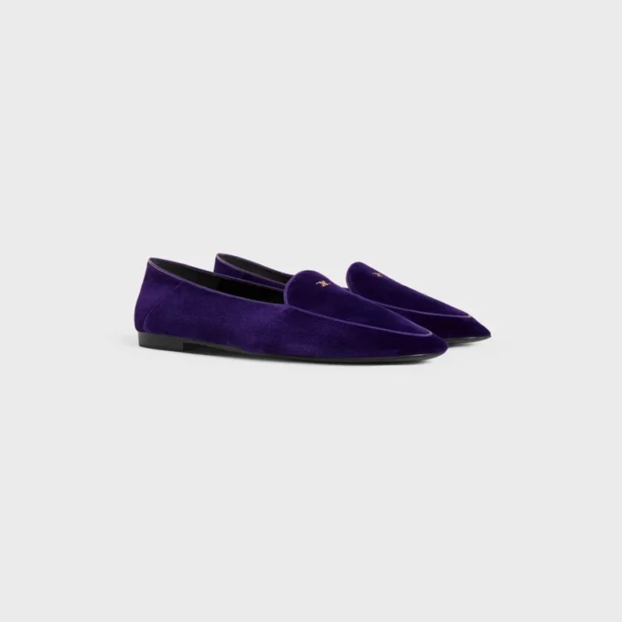 Aura Loafer in fluweel