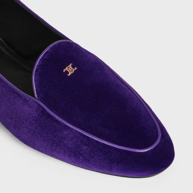 Aura Loafer in fluweel