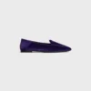 Aura Loafer met Triomphe in fluweel