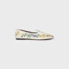Aura Loafer van fluweel met geborduurde bloemen