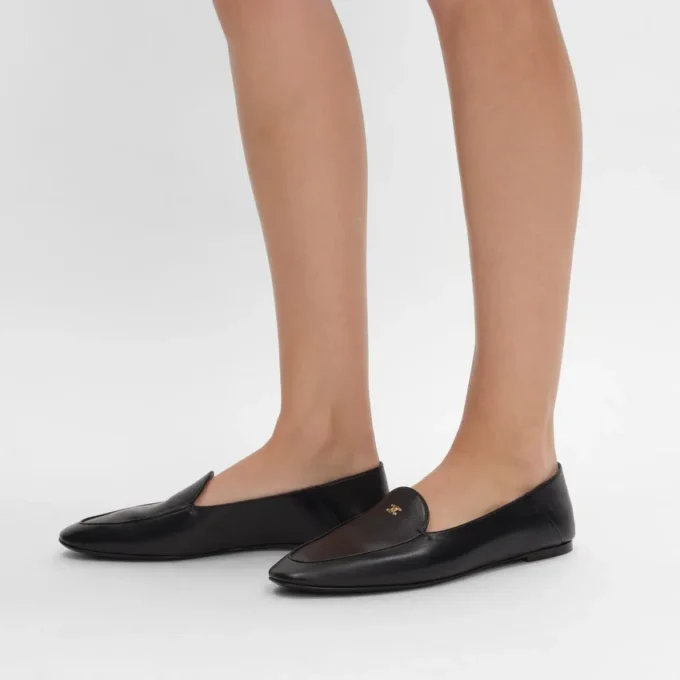 Aura Loafer van geitenleer