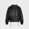 Aviator-blouson van zacht lamsleer