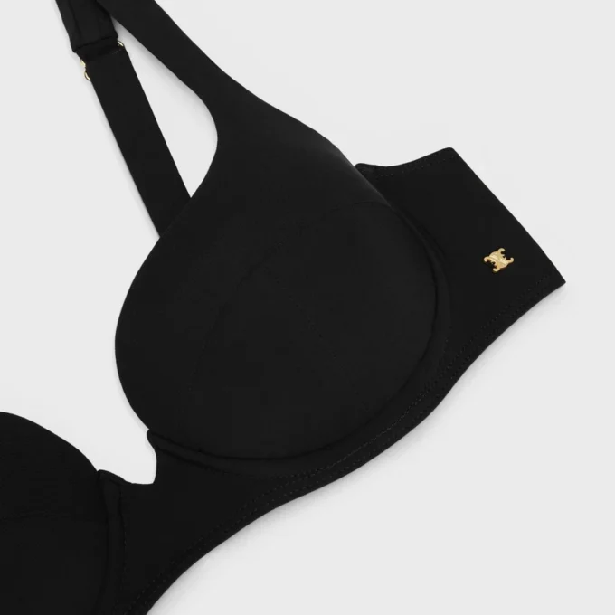 Balconette-top van mat jersey