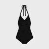 Balconette-zwempak van mat jersey