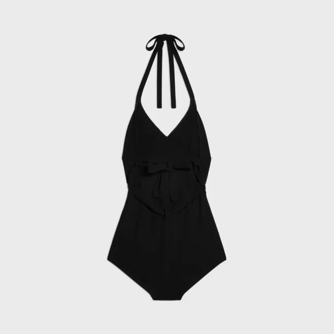 Balconette-zwempak van mat jersey