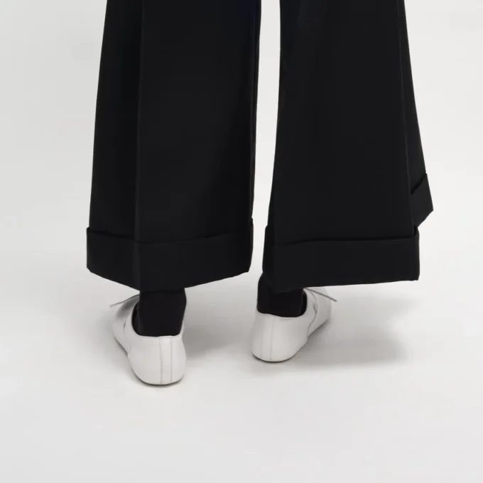 Balletschoenen van lamsleer