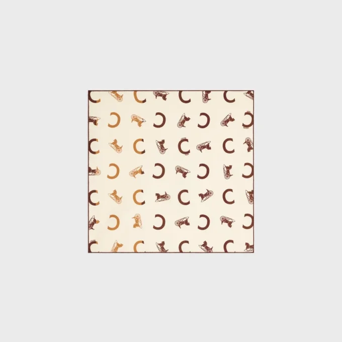 Bandana van zijden twill