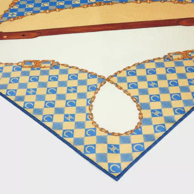Bandana van zijden twill
