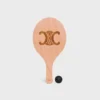 Beach Rackets van hout en kalfsleer