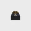 Beanie van jacquardkasjmier