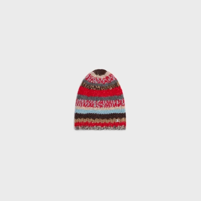 Beanie van Mouline-alpaca en wol
