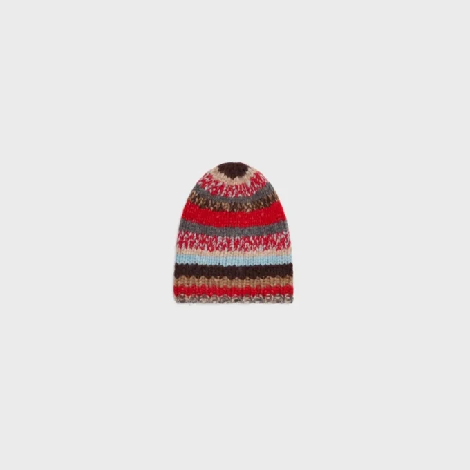 Beanie van Mouline-alpaca en wol