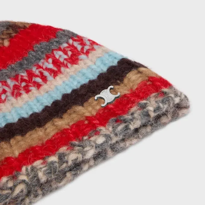 Beanie van Mouline-alpaca en wol