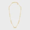 Bedelketting van messing met gouden afwerking