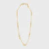Bedelketting van messing met gouden afwerking