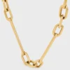 Bedelketting van messing met gouden afwerking