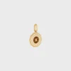 Bedels Decagon Triomphe-medaille van email en messing met gouden afwerking