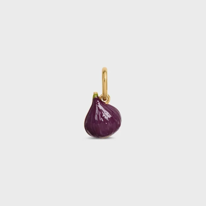 Bedels in messing met gouden afwerking, email en strass