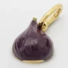 Bedels in messing met gouden afwerking, email en strass