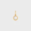 Bedels Parel van hars en messing met gouden afwerking