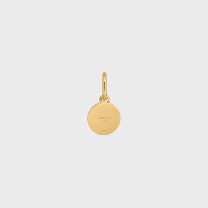 Bedels Parelmedaille van harsparels en messing met gouden afwerking