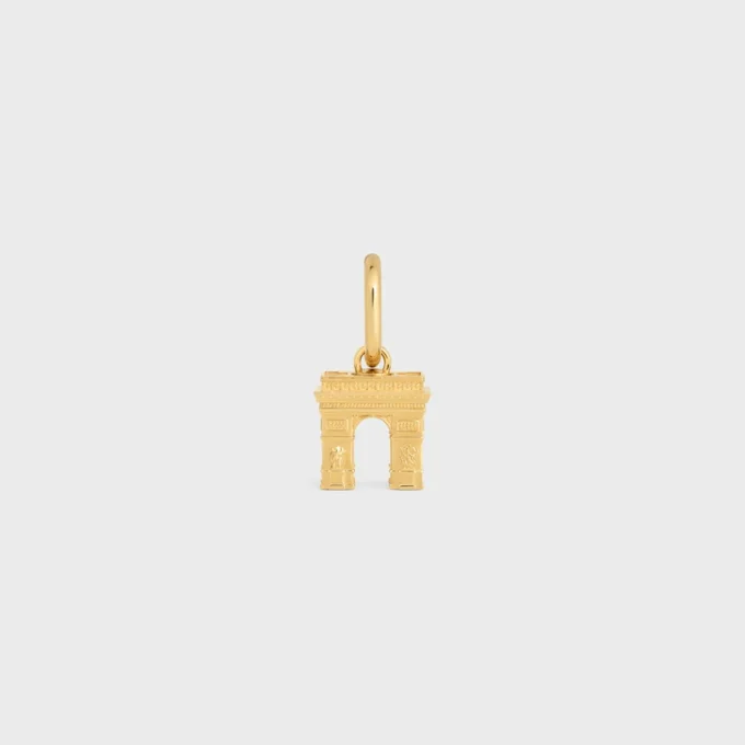 Bedels Triomphe in messing met gouden afwerking