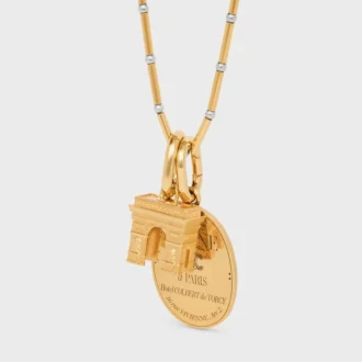 Bedels Triomphe in messing met gouden afwerking