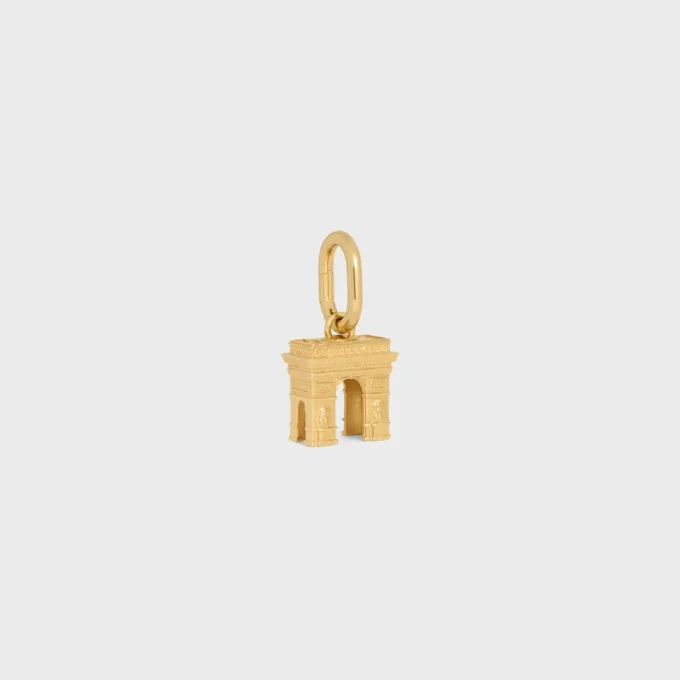 Bedels Triomphe in messing met gouden afwerking
