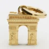 Bedels Triomphe in messing met gouden afwerking
