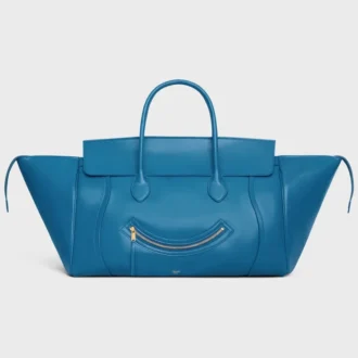 Big Smile-luggage van glanzend kalfsleer