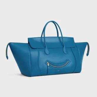 Big Smile-luggage van glanzend kalfsleer