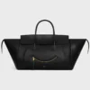 Big Smile Luggage van soepel glanzend lamsleer