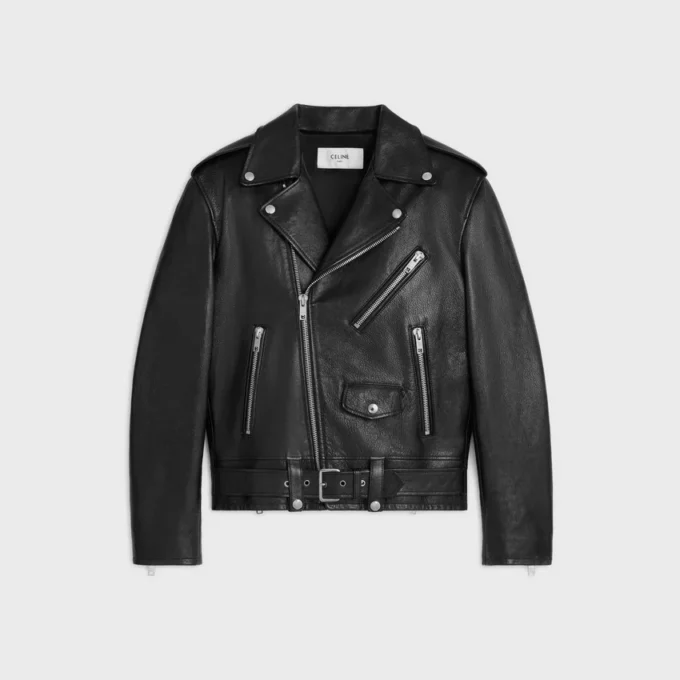 Bikerjack van kalfsleer