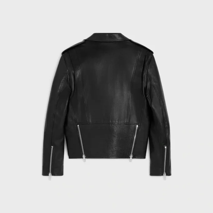 Bikerjack van kalfsleer