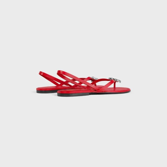 Biki-sandaal van kalfsleer Biki-sandaal van kalfsleer