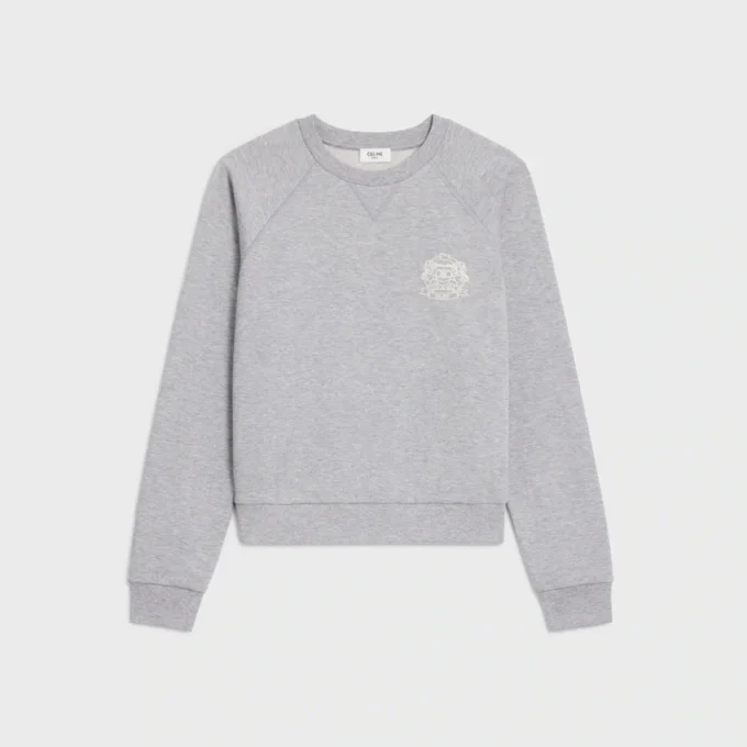 Blason-sweatshirt van kasjmier en katoen