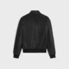Blouson met ritssluiting van zacht lamsleer