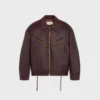 Blouson van kalfsleer