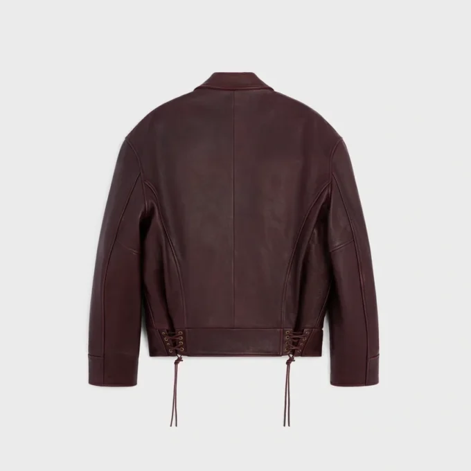 Blouson van kalfsleer