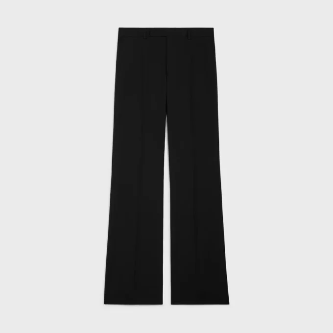 Bnf-broek van wollen gabardine