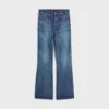 Bootcut-jeans in donkere Union Wash-denim