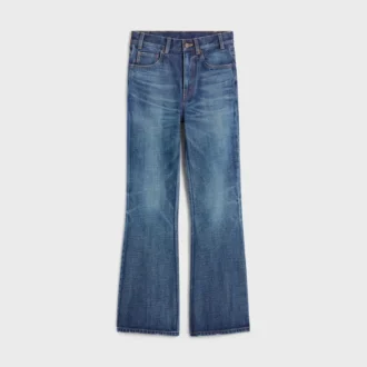 Bootcut-jeans in donkere Union Wash-denim