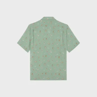 Bowlinghemd met paisleyprint van viscose