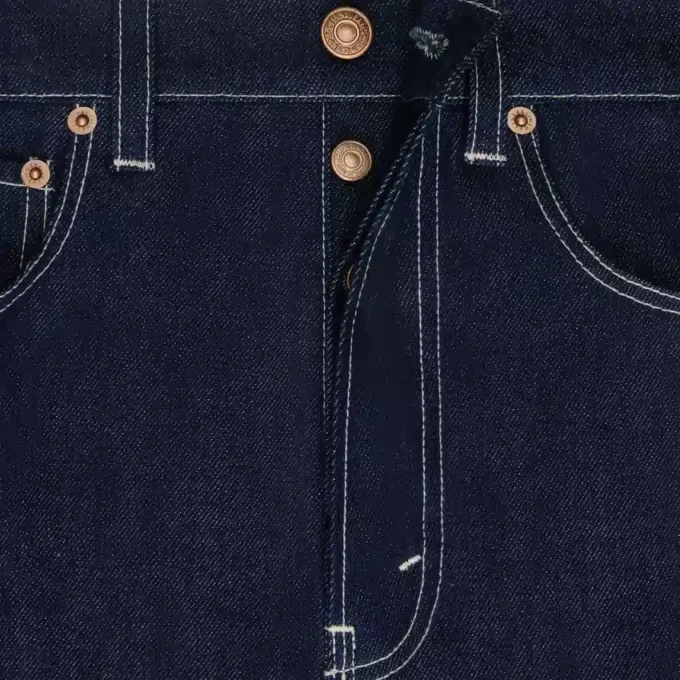 Boyfriend-jeans 002 van lichtgewicht indigo denim