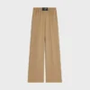 Broek van wollen twill