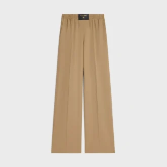 Broek van wollen twill